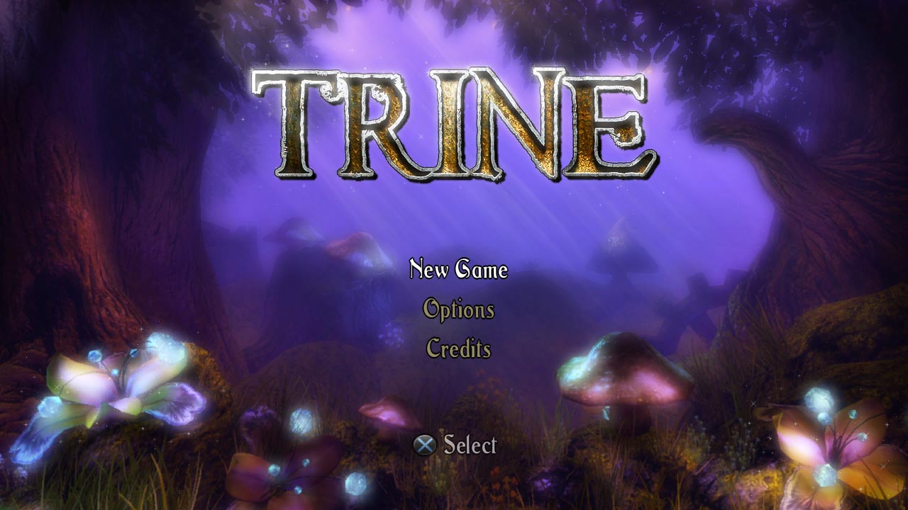 海外ゲーム Trine こんな感じで