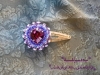 Vintage Swarovski Heart Hair Clip **for Jacqueline**[Amalmoon Essence Jewelry]